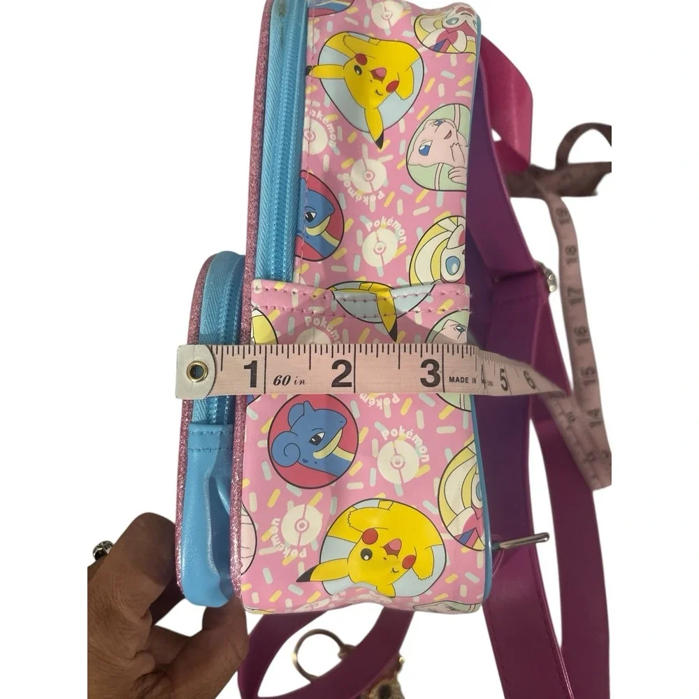 Bioworld Pokemon Pink Mini Multi Pokémon  Backpack